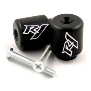 98 08 Yamaha YZF R1 Engraved Bar Ends   Black by Volarmotorsport