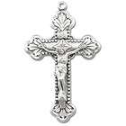 Sterling St Benedict Crucifix Pendant Charm Chain Cath  