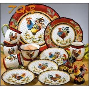 Chanticleer Rooster   Salad Plate Set of 4   by Julie Ueland #37871 