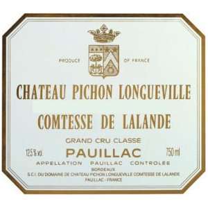  1988 Chateau Pichon Longueville Comtesse de Lalande 
