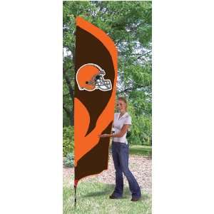    Cleveland Browns NFL Tall Team Flag W/Pole: Sports & Outdoors