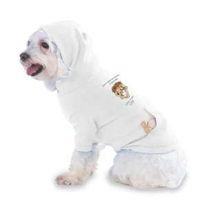   CEO Hooded (Hoody) T Shirt with pocket for your Dog or Cat LARGE White