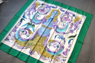 Authentic Hermes Carre CERES by F.Faconnet Silk Scarf  