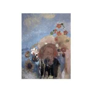  Evocation of Roussel Giclee Poster Print by Odilon Redon 