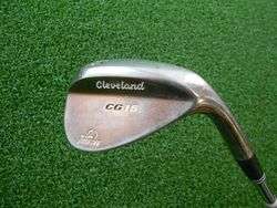 CLEVELAND CG15 DSG OIL QUENCH 54* SAND WEDGE ZIP GROOVES GOOD CONDT 