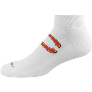  Reebok Chicago Bears White Team Sun Ankle Socks: Sports 