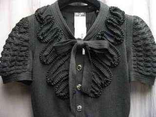 Celebs 3.4K Chanel 2pc Little Black Knit 10P Dress 40  