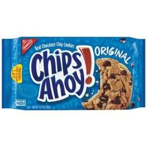 Nabisco Chips Ahoy Snack N Seal Chocolate Cookies 13.72 oz (Pack of 12 