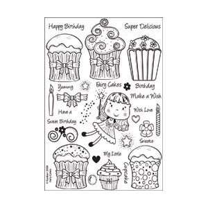All About Her Clear Acrylic Stamps   Fairy Cakes Fairy Cakes:  