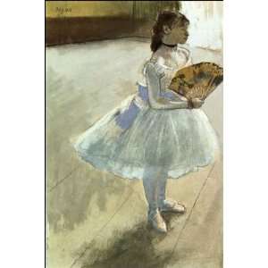    Dancer with a Fan Edgar Degas Hand Painted Art