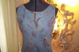 RONNI NICOLE WOMENS/JUNIORS PAISLEY DRESS 8/10 M NEW!!!  