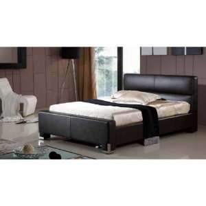   King Bonded Leather Tufted Bed by Diamond Sofa: Home & Kitchen