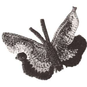  Vintage Crochet PATTERN to make   Butterfly Hair Hat Decor 