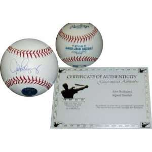  Alex Rodriguez Autographed Baseball: Sports & Outdoors