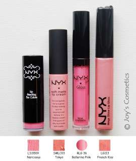 All about Lips   PINK by NYX *Joys cosmetics Set *  