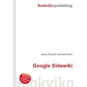  Google Sidewiki Ronald Cohn Jesse Russell Books
