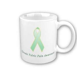  Chronic Pelvic Pain Awareness Ribbon Coffee Mug 