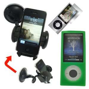  Protector+MP3 Car Mount Holder for Apple Ipod Nano 5g: Electronics