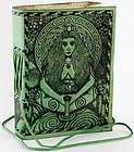 leather journal book of shadows goddess witch pagan expedited shipping