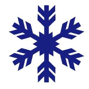  Snowflake style 5 Decal Sticker: Sports & Outdoors