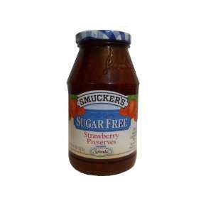 Smuckers Sugar Free Strawberry Preserves Huge 27 Oz Jar  