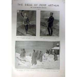  The Seige Port Arthur By The Japanese 1905 Print