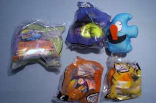 Burger King 1999 Silly Slammers Set of 5 mostly MIP  