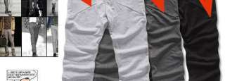 3Color CHoice Fashion Style New Mens Casual Rope Sport Harem Trousers 
