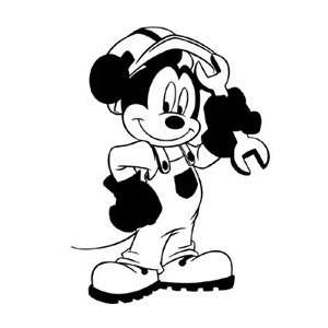 Mickey Mouse Handyman Car Truck Sticker Decal  WHITE COLOR SMMH006  6 