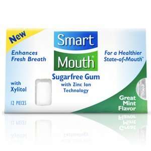  SmartMouth Sugar Free Gum with Zinc Health & Personal 