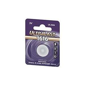  Ultralast #Cr1616 Lithium Coin Battery: Electronics