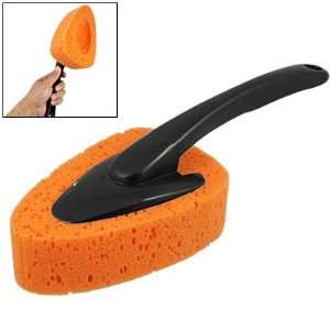   Triangle Shape Orange Sponge Car Washing Cleaner Tool: Automotive