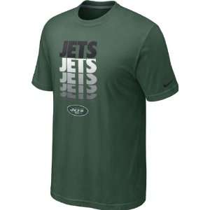  New York Jets Green Nike Blockbuster T Shirt: Sports 