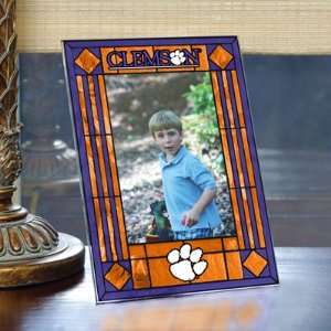  Pack of 2 NCAA Clemson Tigers Glass Photo Frames