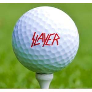  3 x Rock n Roll Golf Balls Slayer: Musical Instruments