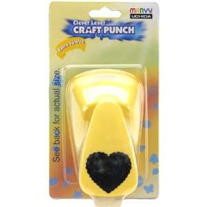  Clever Lever Extra Jumbo Craft Punch Scallop Heart