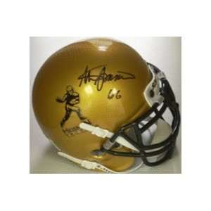 Steve Spurrier Autographed Gold Heisman Authentic Mini Football Helmet 
