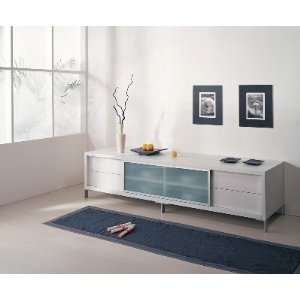  Lexington 2 Solid Hardwood with Frosted Glass Entertainment 