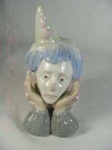 Vintage Meico Fine Porcelain Clown By Paul Sebastian Excellent  