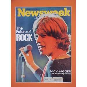 Mick Jagger The Rolling Stones January 4 1971 Newsweek Magazine 