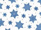   Yard Quilt Cotton Fabric  QT Festival of Lights Star of David on White