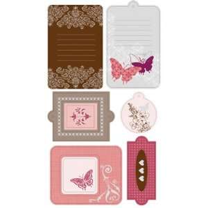   Jolie Chocolate Foil Chipboard Coaster Tags: Arts, Crafts & Sewing