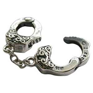    Zable Sterling Silver Handcuffs Bead Charm BZ 2032 Zable Jewelry