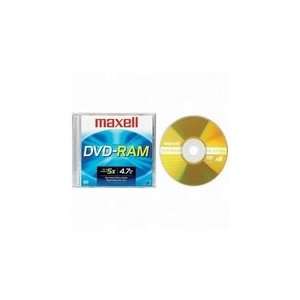  MAXELL Disc, DVD RAM, 4.7GB, R/W, single sided, jewel case 