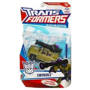  Transformers Animated Deluxe Figure Swindle: Toys & Games
