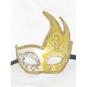  Yellow Colombina Onda New Lillo Venetian Mask