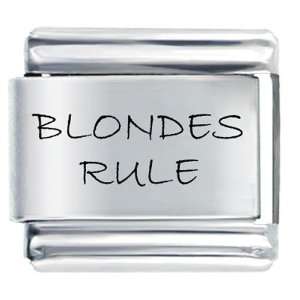  Hair Blondes Rule Italian Charms Pugster Jewelry