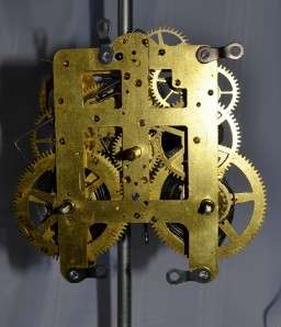   Thomas #89 Mantel Clock Movement 8 Day Time & Strike Parts or Repair
