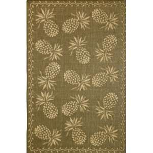  TransOcean Rugs Thatcher Pineapple Wheat Square 7.90 x 7 