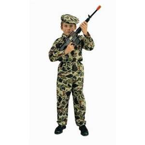   Costumes 90366 S Jungle Commando Child Costume   Size S Toys & Games